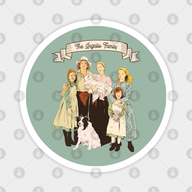 The Ingalls family Magnet by Mimie20